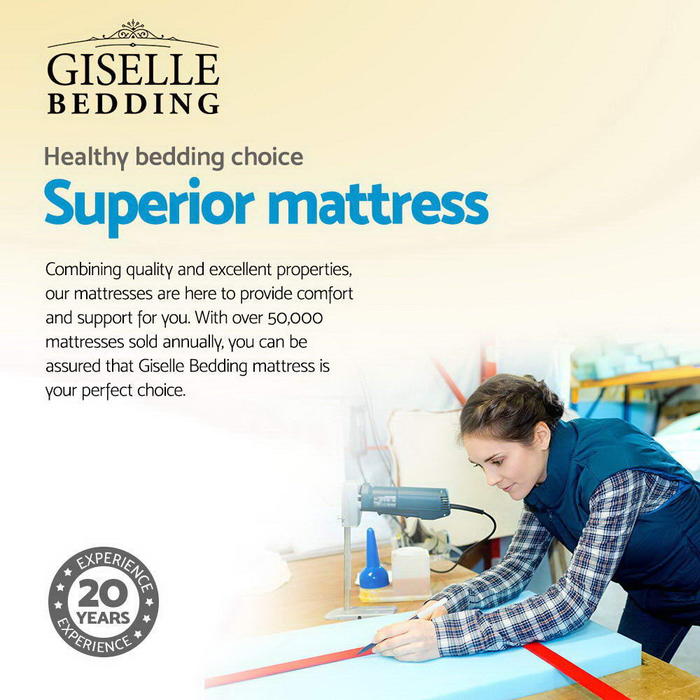 Giselle Bedding Euro Top Cool Gel Mattress