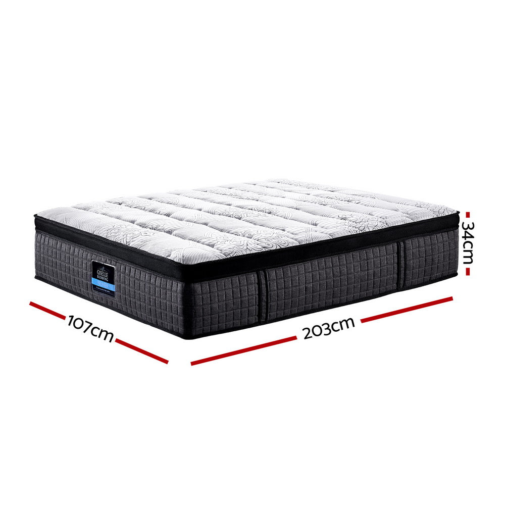 Giselle Bedding 34cm 9-Zone Euro Top Mattress
