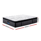 Giselle Bedding 34cm 9-Zone Euro Top Mattress