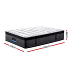 Giselle Bedding 34cm 9-Zone Euro Top Mattress