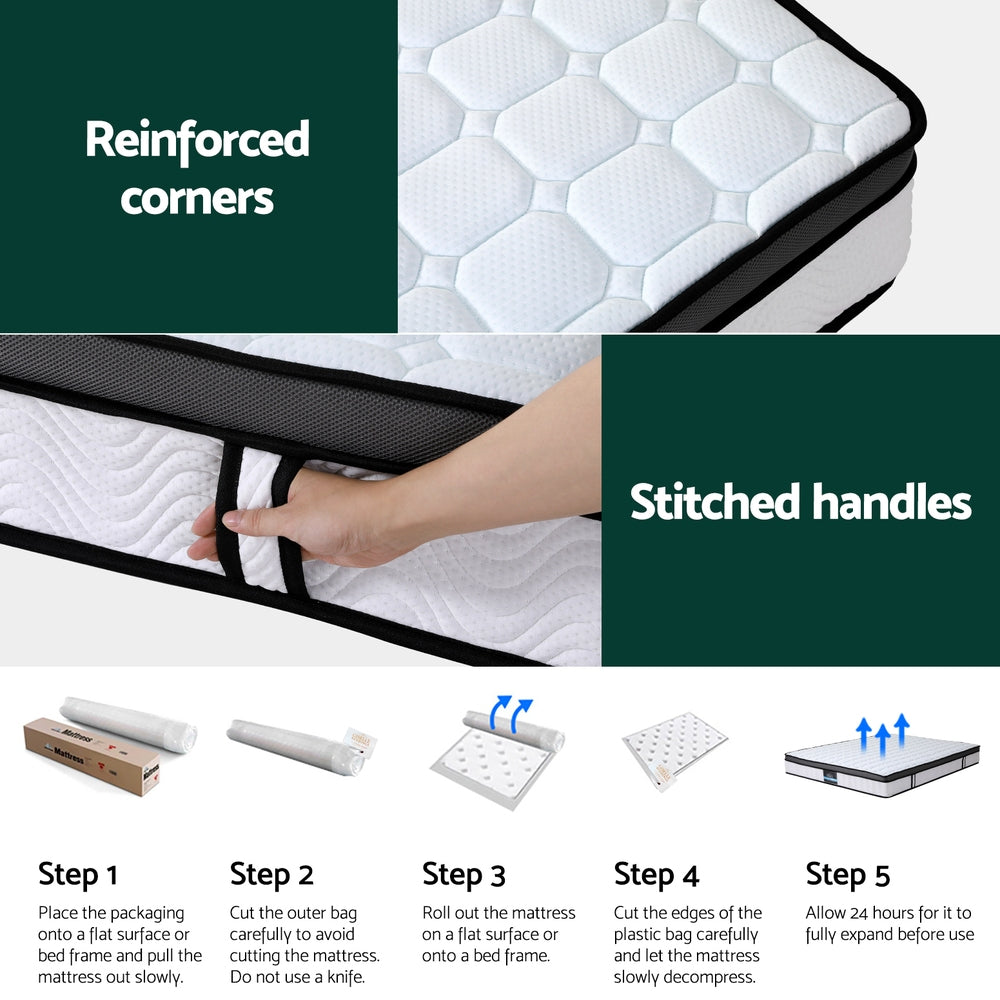 Giselle 25cm Medium-Firm Cool Gel Mattress