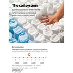 Giselle Bedding 27cm Euro Top Mattress