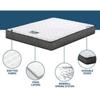 Giselle Bedding Medium Firm Bonnell Spring Mattress