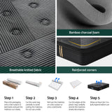 Giselle Bedding 35cm Euro Top Pocket Spring Mattress