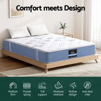 Giselle Medium Firm Euro Top Pocket Spring Mattress