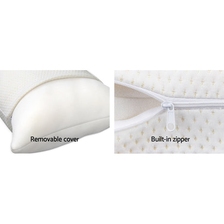 Giselle Bedding Memory Foam Pillow Twin Pack