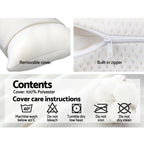 Giselle Bedding Memory Foam Pillow - Twin Pack