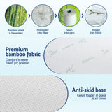 Giselle Bedding 7-Zone Memory Foam Topper