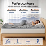 Giselle Bedding 8cm Graphite Memory Foam Topper