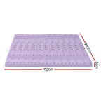 Giselle 8cm Lavender Infused Memory Foam Topper