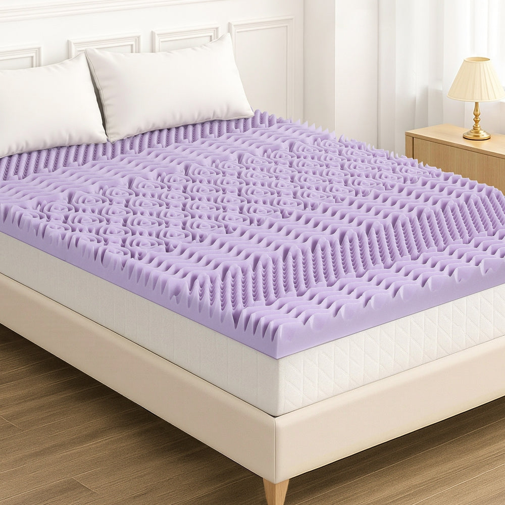 Giselle 8cm Lavender Infused Memory Foam Topper