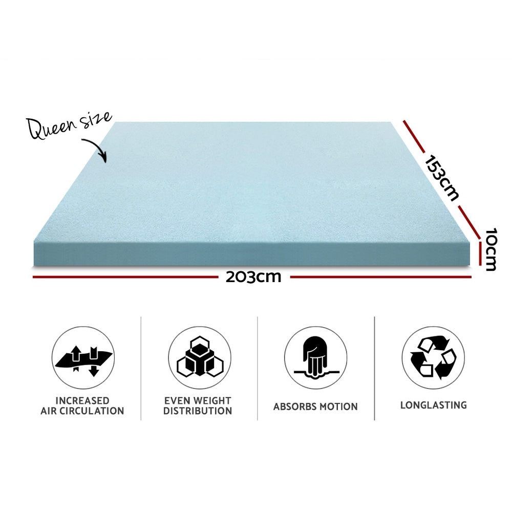Giselle Bedding Cool Gel Memory Foam Topper