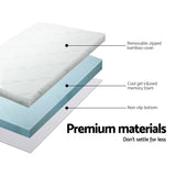 Giselle Bedding Cool Gel Memory Foam Topper