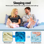 Giselle Bedding Cool Gel Memory Foam Topper