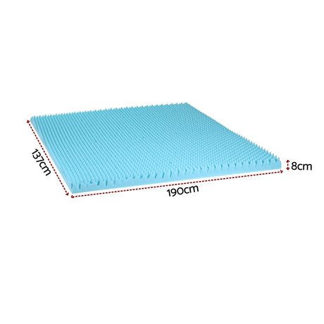 Giselle 8cm Gel Memory Foam Mattress Topper