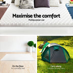 Giselle Bedding 5cm Memory Foam Mattress Topper