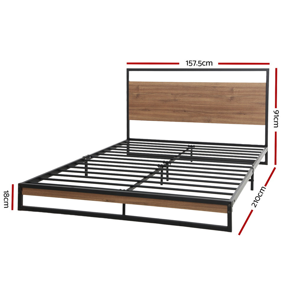 Artiss DANE Queen Size Metal Bed Frame