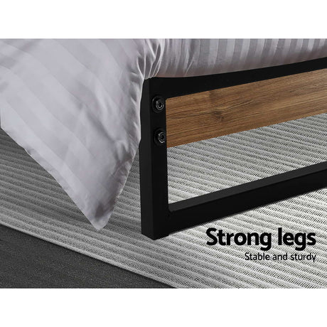 Artiss Bed Frame Single Size Metal Bed Frame DANE