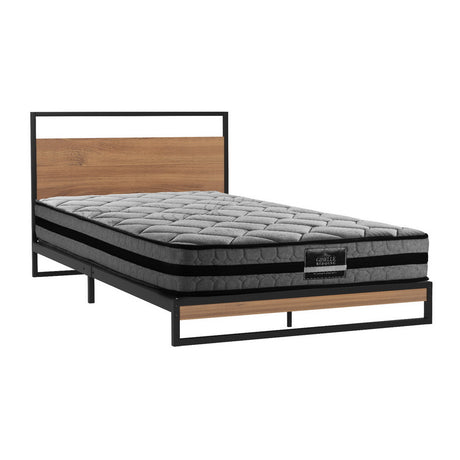 Artiss Metal Bed Frame King Single Size Beds Platform with Mattress