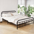 Artiss LEO Queen Metal Bed Frame - Black