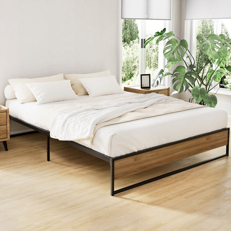 Artiss Oslo Metal Bed Frame - Queen