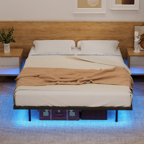 Artiss Queen Floating Metal Bed Frame