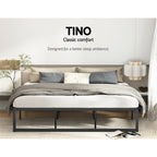 Artiss Bed Frame King Size Metal Bed Frame TINO