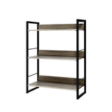 Artiss Modern 3-Tier Bookshelf in Black and Oak