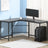 Artiss L-Shape Computer Desk with CPU Stand