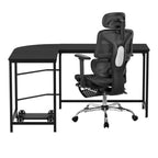 Artiss L-Shape Computer Desk & Ergonomic Chair