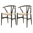 Elegant Wooden Dining Chairs - Set of 2
