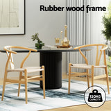 Elegant Wishbone Backrest Dining Chair Set