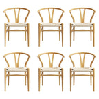 Elegant Wishbone Backrest Dining Chair Set
