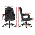 Artiss Executive Massage Office Chair - Black