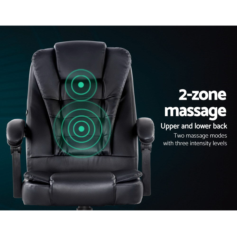 Artiss Executive Massage Office Chair - Black