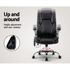 Artiss 8 Point PU Leather Massage Office Chair