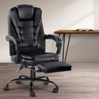 Artiss Ergonomic Massage Office Chair with Footrest