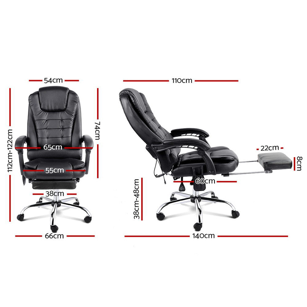 Artiss Premium 8 Point Massage Office Chair