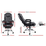 Artiss Premium 8 Point Massage Office Chair
