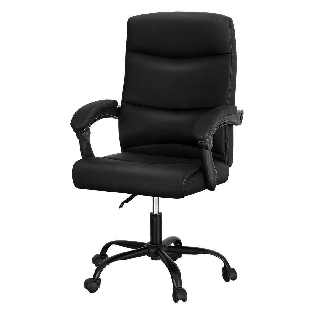 Artiss Premium Massage Office Chair - Black  
Enhance your workday with comfort.
