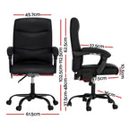 Artiss Premium Massage Office Chair - Black  
Enhance your workday with comfort.