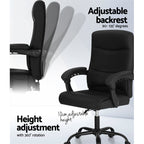 Artiss Premium Massage Office Chair - Black  
Enhance your workday with comfort.