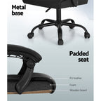 Artiss Premium Massage Office Chair - Black  
Enhance your workday with comfort.