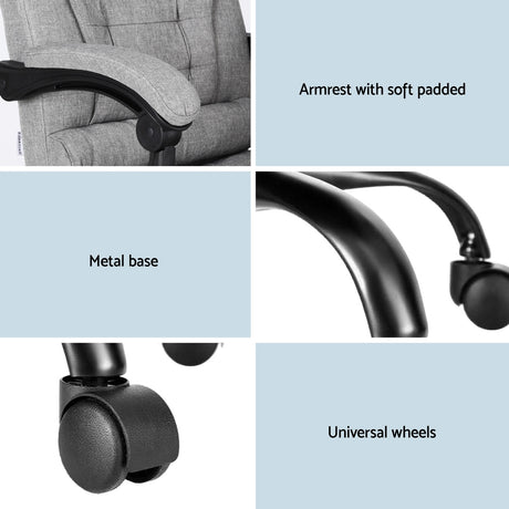 Artiss Executive Office Chair with Massage Function