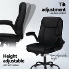 Artiss Mid Back Massage Office Chair