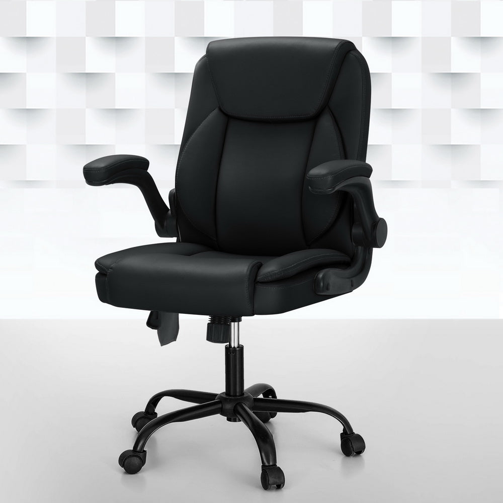 Artiss Mid Back Massage Office Chair