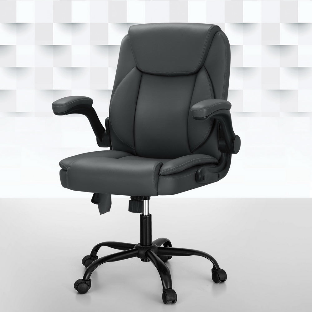 Artiss Mid Back Massage Office Chair