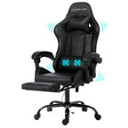 Artiss Black Massage Gaming Office Chair