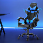 Artiss Black Massage Gaming Office Chair