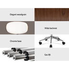 Artiss Elegant White Leather Office Chair